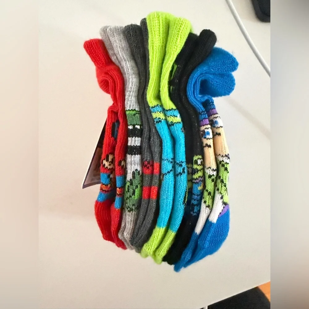 Toddler Toy Story Sock Set Brand New Sizes 4-7 (6 Pairs)